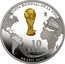 Spain 10 Euro FIFA World Cup 2012 Proof KM# 1257 COPA MUNDIAL DE LA FIFA M 10 EURO BRASIL 2014 coin reverse