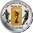 Spain 10 Euro FIFA World Cup 2014 Proof KM# 1314 COPA MUNDIAL DE LA FIFA BRASIL 2014 10 EURO M coin reverse