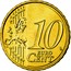 Spain 10 Euro Cent Cervantes 2007 (M) Proof KM# 1070 10 EURO CENT LL coin reverse