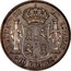 Spain 10 Reales Isabel II 1857 KM# 611.2 REINA DE LAS ESPAÑAS 10 REALES coin reverse