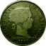 Spain 10 Reales 1860 KM# 611.1 Kingdom Decimal Coinage ISABEL 2A POR LA GRACIA DE DIOS Y LA CONST 1860 coin obverse