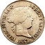 Spain 10 Reales 1861 KM# 611.3 Kingdom Decimal Coinage ISABEL 2A. POR LA G DE DIOS Y LA CONST 1861 coin obverse