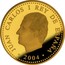 Spain 100 Euro FIFA World Cup 2004 (M) Proof KM# 1103 2004 JUAN CARLOS I REY DE ESPAÑA coin obverse