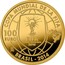 Spain 100 Euro FIFA World Cup 2013 Proof KM# 1291 COPA MUNDIAL DE LA FIFA 100 EURO FIFA WORLD CHAMPIONS 2010 M BRASIL 2014 coin reverse