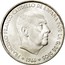 Spain 100 Pesetas Francisco Franco 1966 (68) KM# 797 FRANCISCO FRANCO CAUDILLO DE ESPANA POR LA G. DE DIOS 19 1966 67 coin obverse