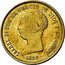 Spain 100 Reales 1850 RD KM# 594.3 Kingdom Decimal Coinage ISABEL 2 POR LA GRACIA DE DIOS Y LA CONST 1850 coin obverse