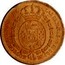 Spain 100 Reales Isabel II 1850 SM KM# 594.1 REINA DE LAS ESPAÑAS M DOBLON DE 100 RS CM coin reverse