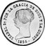 Spain 100 Reales Isabel II 1854 KM# 596.1 ISABEL 2A. POR LA GRACIA DE DIOS Y LA CONST 1854 coin obverse