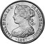 Spain 100 Reales Isabel II 1857 KM# 605.3 ISABEL 2A. POR LA G DE DIOS Y LA CONST 1857 coin obverse