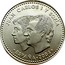 Spain 12 Euro Prince Felipe Royal Wedding 2004 (M) KM# 1096 ESPAÑA 2004 JUAN CARLOS I Y SOFÍA coin obverse