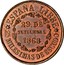 Spain 2-1/2 Centimos Battle of Alcolea Bridge 1868 KM# 645 25 MILESIMAS DE ESCUDO 29 SETIEMBRE 1868 ESPAÑA LIBRE coin reverse