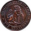Spain 2 Centimos Provisional Government 1870 OM KM# 661 QUINIENTAS PIEZAS EN KILOG. DOS CENTIMOS OM coin reverse