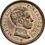 Spain 2 C Alfonso XIII 4th portrait 1904 (04) SM-V KM# 722 ALFONSO XIII POR LA G DE DIOS coin obverse
