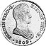Spain 2 S Ferdinand VII 1809 CN KM# 456.1 FERDIN VII D G HISP ET IND R 1809 coin obverse