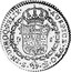 Spain 2 S Ferdinand VII 1809 CN KM# 456.1 IN UTROQ FELIX AUSPICE DEO 2 S S CN coin reverse