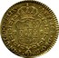 Spain 2 S Ferdinand VII 1813 CJ KM# 468 IN UTROQ FELIX AUSPICE DEO 2 S C CJ coin reverse