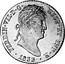 Spain 2 S Ferdinand VII 1833 AJ KM# 483.1 FERDIN VII D G HISP ET IND R 1833 coin obverse