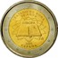 Spain 2 Euro 50th Anniversary of the Treaty of Rome 2007 (M) Proof KM# 1130 TRATADO DE ROMA 50 AÑOS EUROPA 2007 M ESPAÑA coin obverse