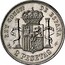 Spain 2 Pesetas Alfonso XIII 1894 (94) PG-V KM# 704 REY CONSTL DE ESPAÑA PG 2 PESETAS V coin reverse