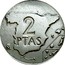 Spain 2 Pesetas Juan Carlos I 1984 KM# 822 2 PTAS coin reverse