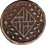 Spain 2 Quartos Barcelona 1809 KM# 66 II coin reverse
