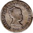 Spain 2 Reales 1845 CL KM# 526.1 Milled Real Coinage ISABEL 2A POR LA GRACIA DE DIOS Y LA CONST 1845 coin obverse
