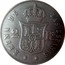 Spain 2 Reales 1858 KM# 607.3 Kingdom Decimal Coinage REINA DE LAS ESPAÑAS 2 RS coin reverse