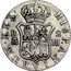 Spain 2 Reales Fernando VII 1813 IJ KM# 474.3 HISPANIARUM REX R 2 M IJ coin reverse