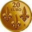 Spain 20 Euro 75th Anniversary of Birth of His Majesty the King Juan Carlos 2013 Proof KM# 1281 20 EURO M coin reverse