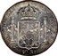 Spain 20 Rs Fernando VII 1821 SR KM# 561 REY DE LAS ESPAÑAS PLUS ULTRA M S R 20 RS coin reverse