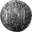 Spain 20 Rs Fernando VII 1823 B SP KM# 563.1 REY DE LAS ESPANAS PLUS ULTRA B SP 20 RS coin reverse