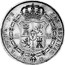 Spain 20 Rs Isabel II 1837 CR KM# 579.1 REINA DE LAS ESPAÑAS 20 RS M CL coin reverse