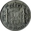 Spain 20 Reales Isabel II 1857 KM# 609.2 20 REALES REINA DE LAS ESPAÑAS coin reverse