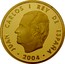 Spain 200 Euro Enlargement of the European Union 2004 (M) Proof KM# 1100 2004 JUAN CARLOS I REY DE ESPAÑA coin obverse