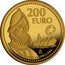 Spain 200 Euro Europa Program - Francisco de Orellana 2011 Proof KM# 1247 200 EURO FRANCISCO DE ORELLANA coin reverse