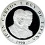 Spain 2000 Pesetas Barcelona'92 logo 1990 Proof. See note below KM#914 KM# 859 JUAN CARLOS I REY DE ESPAÑA 1990 coin obverse