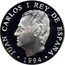 Spain 2000 Pesetas Bulls fighting 1994 Proof KM# 941 JUAN CARLOS I REY DE ESPAÑA 1994 coin obverse