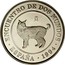 Spain 2000 Pesetas Spanish Lynx 1994 Proof KM# 939 ENCUENTRO DE DOS MUNDOS ESPAÑA 1994 M coin reverse