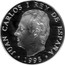 Spain 2000 Pesetas 50th anniversary of the United Nations 1995 Proof KM# 955 JUAN CARLOS I REY DE ESPAÑA 1995 coin obverse