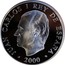 Spain 2000 Pesetas 700th anniversary of the City Bilbao 2000 Proof KM# 1037 2000 JUAN CARLOS I REY DE ESPAÑA coin obverse
