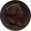 Spain 25 Centimos 1864 BA KM# 615.1 Kingdom Decimal Coinage ISABEL 2A POR LA G. DE DIOS Y LA CONST 1864 coin obverse