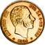 Spain 25 Pesetas Alfonso XII 1884 (84) MS-M KM# 687 ALFONSO XII POR LA G DE DIOS 1884 coin obverse