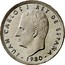 Spain 25 Pesetas FIFA World Cup of Spain 1980 (80) Proof KM# 818 JUAN CARLOS I REY DE ESPAÑA 1980 coin obverse