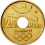 Spain 25 Pesetas Summer Olympics - Discus Thrower 1990 KM# 850 25 PTAS BARCELONA '92 M coin reverse