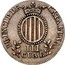 Spain III Cuar 1836 CATALUNA KM# 125 Province Catalonia French Occupation PRINCIP DE CATALUÑA III CUAR coin reverse