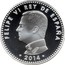 Spain 30 Euro Accession of King Felipe VI 2014 (M) KM# 1331 FELIPE VI REY DE ESPAÑA 2014 coin obverse