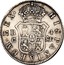 Spain 4 Reales Ferdinand VII 1811 C SF KM# 465 HISPANIARUM REX 4 R C SF coin reverse