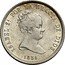 Spain 4 Reales 1836 CR KM# 510.1 Milled Real Coinage ISABEL 2A POR LA GRACIA DE DIOS 1836 coin obverse