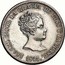 Spain 4 Reales Isabel II 1841 PS KM# 519.1 ISABEL 2A POR LA GRACIA DE DIOS Y LA CONST 1841 coin obverse