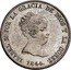 Spain 4 Reales Isabel II 1844 CL KM# 519.2 ISABEL 2A POR LA GRACIA DE DIOS Y LA CONST. coin obverse